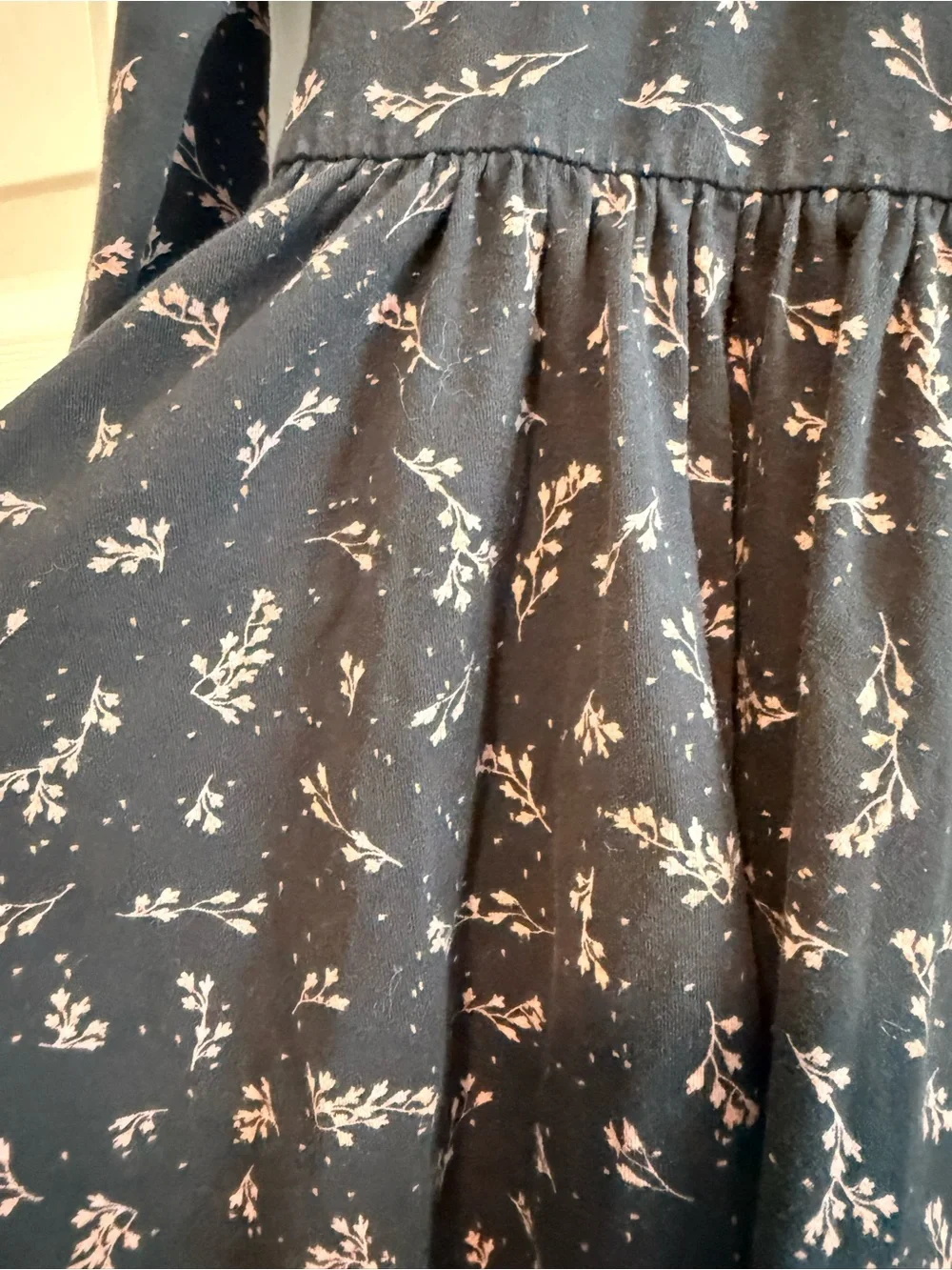 Alice + Ames Black Dress with Pink Floral Print